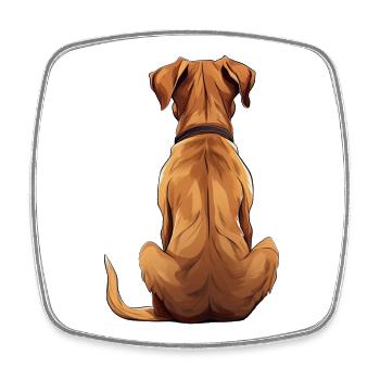 Rhodesian Ridgeback - Viereckiger Kühlschrankmagnet - Weiß - Vorne