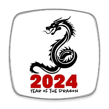 2024 - Magnet carré - blanc - Devant