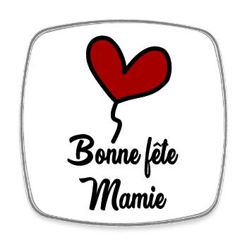 GRANNY - Square fridge magnet - white - Front