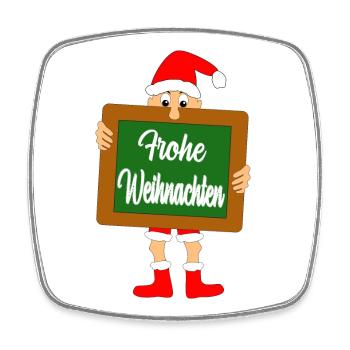 Christmas - Square fridge magnet - white - Front