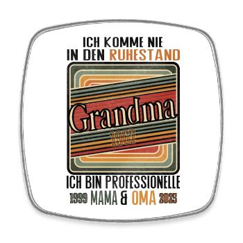 Grandma – Professional Mom & Grandma - Square fridge magnet - white - Front