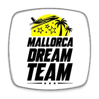 Mallorca Dream Team - Viereckiger Kühlschrankmagnet - Weiß - Vorne