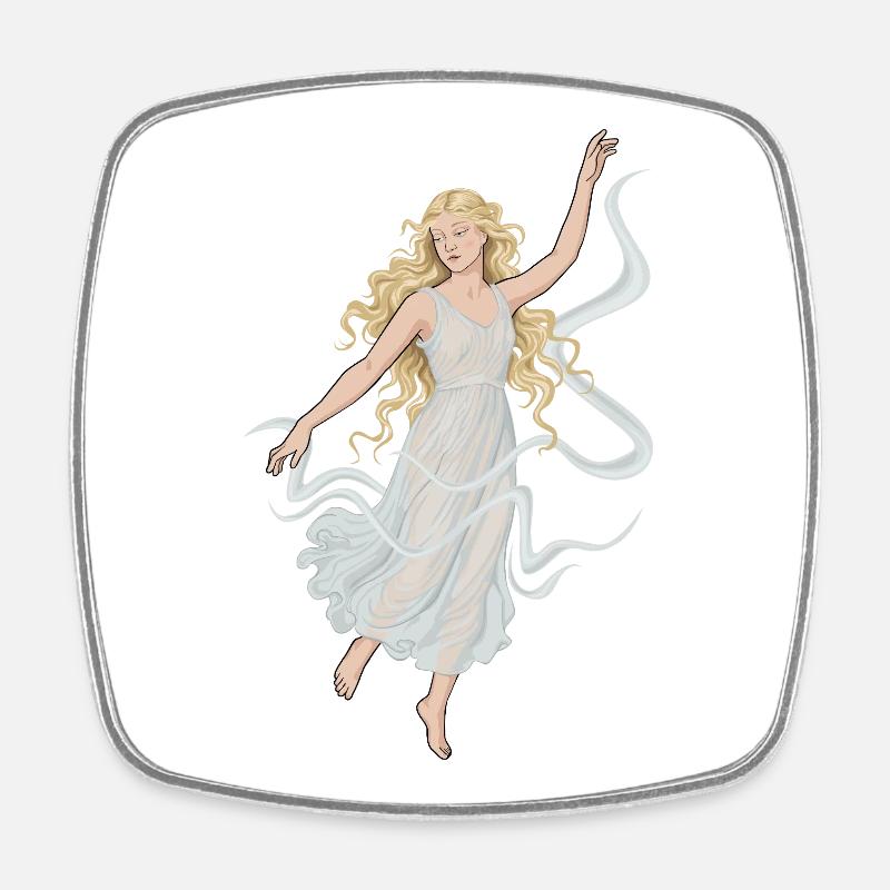 Fairy - Square fridge magnet - white