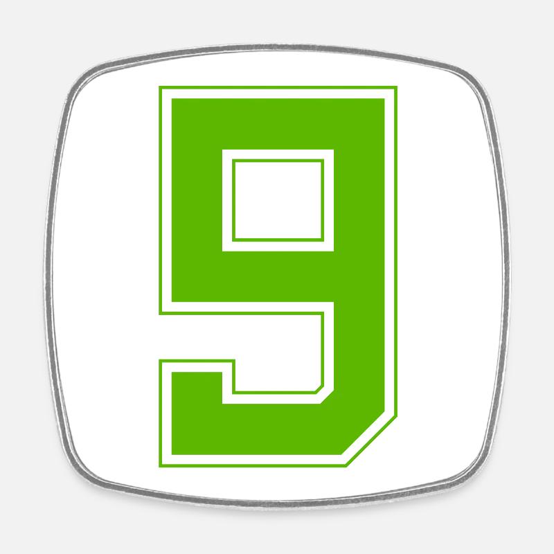 z9 - Square fridge magnet - white