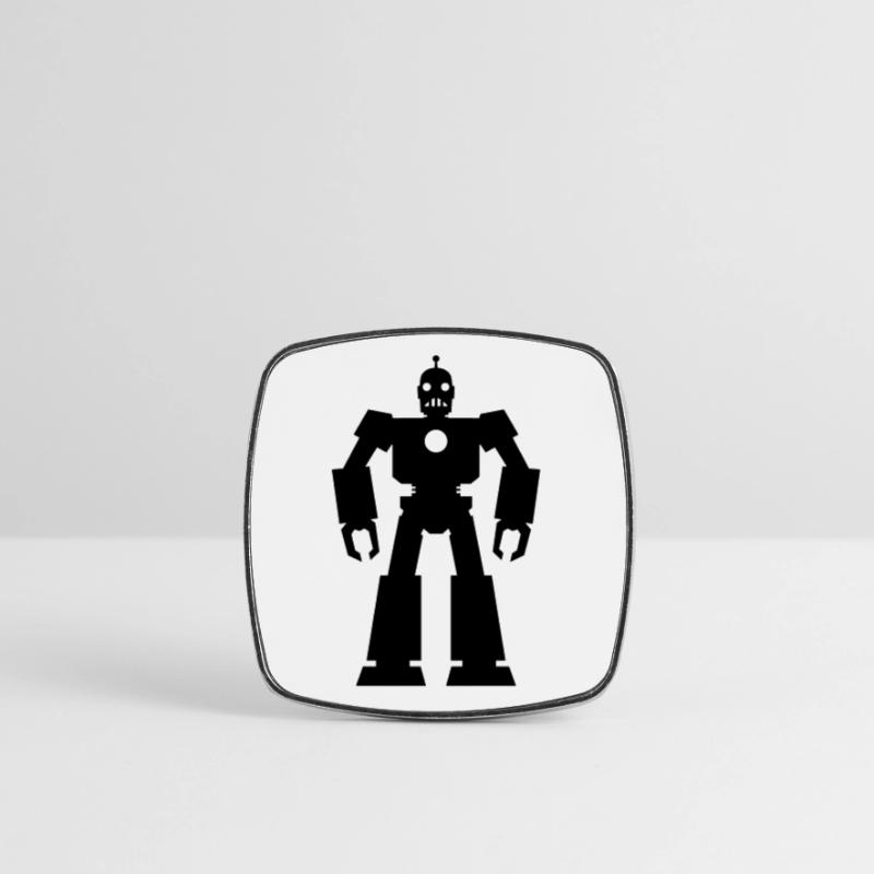 Robots – AI Technology Sci-Fi Nerd Design Square fridge magnet
