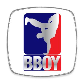 Breakdance B-Boy Streetdance Design Hip Hop Dance - Viereckiger Kühlschrankmagnet - Weiß - Vorne