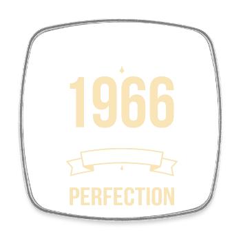 1966 – Aged to perfection - Square fridge magnet - white - Front