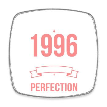 1996 – Aged to perfection - Square fridge magnet - white - Front