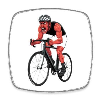 Vélo de route Vélo Vélo Sport Vélo VTT - Magnet carré - blanc - Devant