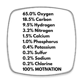 Human body - Square fridge magnet - white - Front