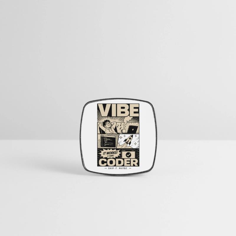 Viereckiger Kühlschrankmagnet