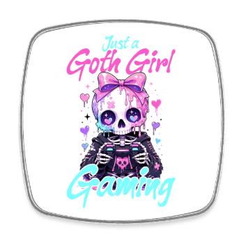 Pastel Goth Soft Goth Gaming Gamer - Magnet carré - blanc - Devant