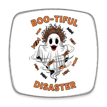 Boo Tiful Halloween - Square fridge magnet - white - Front