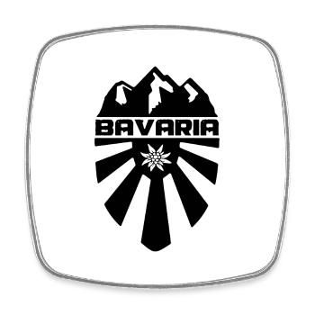 Bayern - Viereckiger Kühlschrankmagnet - Weiß - Vorne
