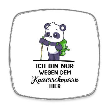 bergwandern kaiserschmarrn alpin via ferrata alm - Viereckiger Kühlschrankmagnet - Weiß - Vorne