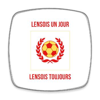 Lensois un jour lensois toujours - Magnet carré - blanc - Devant