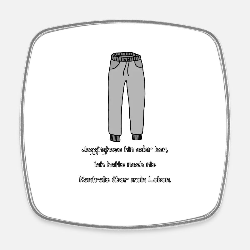 Control over my life - Square fridge magnet - white