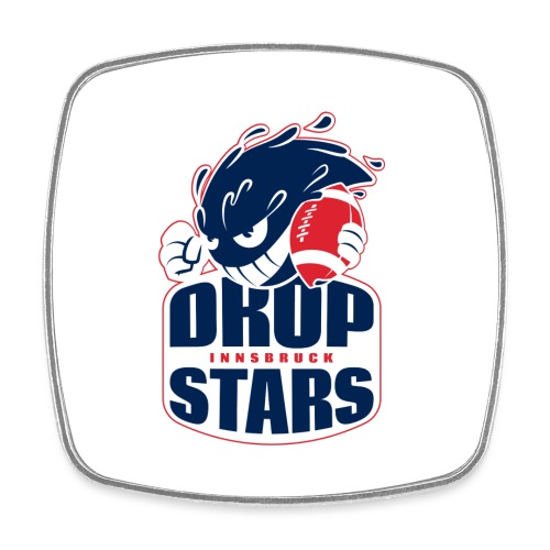 Dropstars Logo - Viereckiger Kühlschrankmagnet