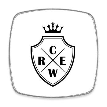 crew - Square fridge magnet - white - Front