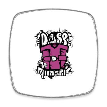 Grafitti - Design - Square fridge magnet - white - Front