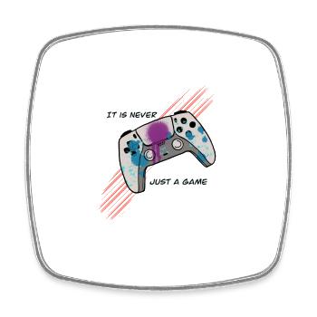 Gamer - Viereckiger Kühlschrankmagnet - Weiß - Vorne