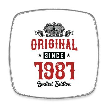1981 limited edition - Viereckiger Kühlschrankmagnet - Weiß - Vorne
