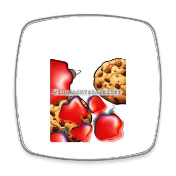 Christmas Bakery - Square fridge magnet - white - Front