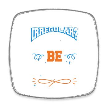 Novel Books Literary Bookworm Editor BMX Christmas - Square fridge magnet - white - Front