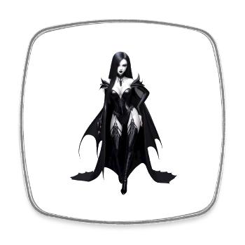 Sexy Vampire Lady Schönheit Dame Vampir - Viereckiger Kühlschrankmagnet - Weiß - Vorne