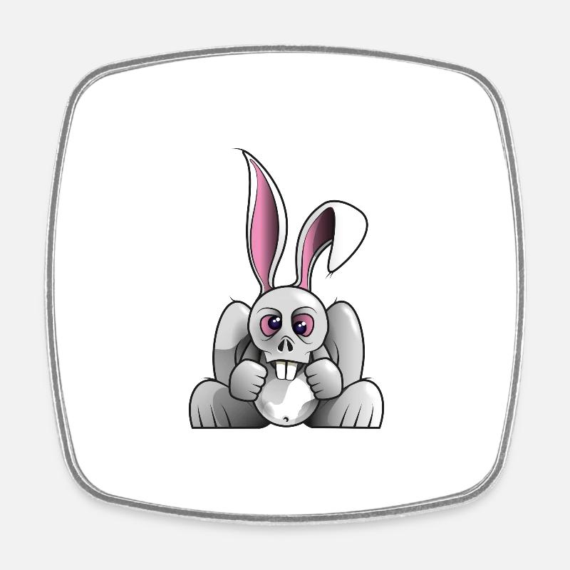 Lapix - Square fridge magnet - white