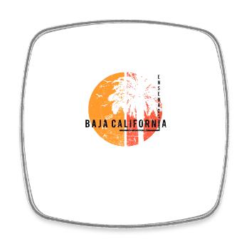 Artistic Ensenada Baja California Mexico Cool - Square fridge magnet - white - Front