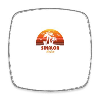 Cooles Sinaloa Mexico Beach Sunset Souvenir - Viereckiger Kühlschrankmagnet - Weiß - Vorne