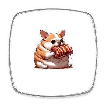 Chihuahua - Magnet carré - blanc - Devant