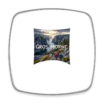 Gros Morne Canada - Viereckiger Kühlschrankmagnet - Weiß - Vorne
