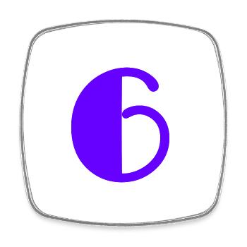 6. HAPPY BIRTHDAY. HAPPY BIRTHDAY - Square fridge magnet - white - Front