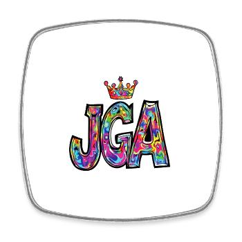 Bachelor Party Krone Bachelor Party - Square fridge magnet - white - Front