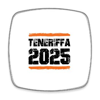 L’équipe de Tenerife 2025 - Magnet carré - blanc - Devant