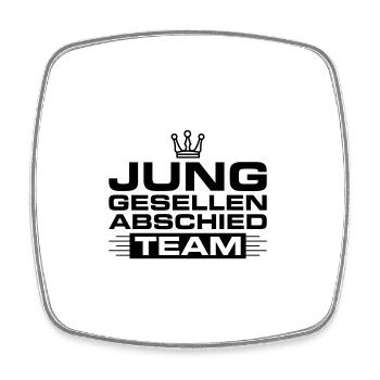 Junggesellen Abschied Team - Viereckiger Kühlschrankmagnet - Weiß - Vorne