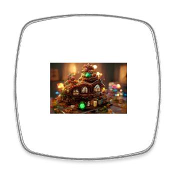 Weihnachten 25 - Viereckiger Kühlschrankmagnet - Weiß - Vorne
