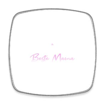 Beste Mama - Viereckiger Kühlschrankmagnet - Weiß - Vorne