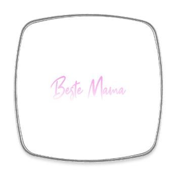 Beste Mama - Viereckiger Kühlschrankmagnet - Weiß - Vorne