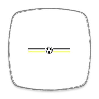 Soccer Championship Germany - Square fridge magnet - white - Front
