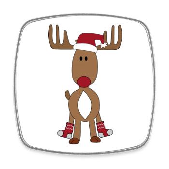 Orignal drôle pour Noël - Magnet carré - blanc - Devant