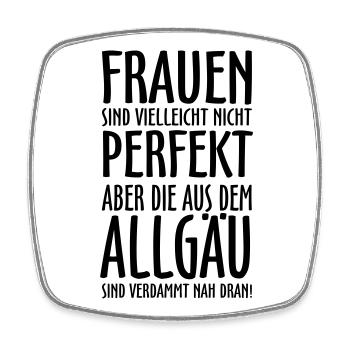 Frauen aus dem Allgäu - Viereckiger Kühlschrankmagnet - Weiß - Vorne