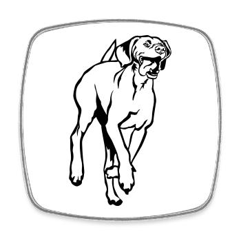 Magyar Vizsla - Viereckiger Kühlschrankmagnet - Weiß - Vorne