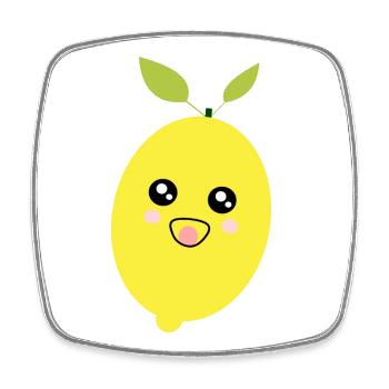 Carnival, Carnival, Costume, Lemon - Square fridge magnet - white - Front