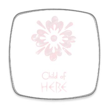 Child of Hebe – Percy Jackson inspired design - Square fridge magnet - white - Front