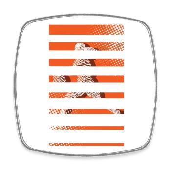 Basketball Women's Basketball Women's Basketball - Square fridge magnet - white - Front