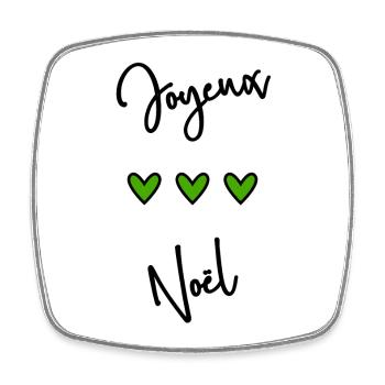 BONNE ANNEE. SAINT SYLVESTRE. NOUVELLE ANNÉE - Magnet carré - blanc - Devant
