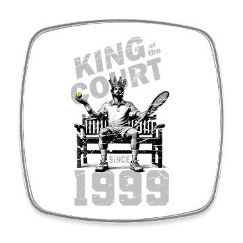 Chemise de tennis Homme 25e anniversaire 1999 - Magnet carré - blanc - Devant